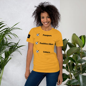 Travel Checklist Unisex T-Shirt