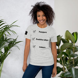 Travel Checklist Unisex T-Shirt