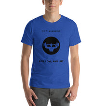 Load image into Gallery viewer, Live, Love, Lift Unisex T-Shirt