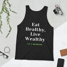 Load image into Gallery viewer, Your Health is your Wealth Unisex  Tank Top