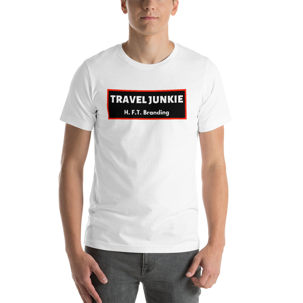 Travel More, Stress Less Unisex T-Shirt – H.F.T. Branding, LLC