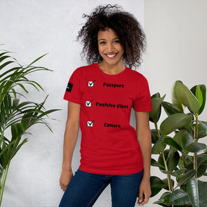 Travel Checklist Unisex T-Shirt